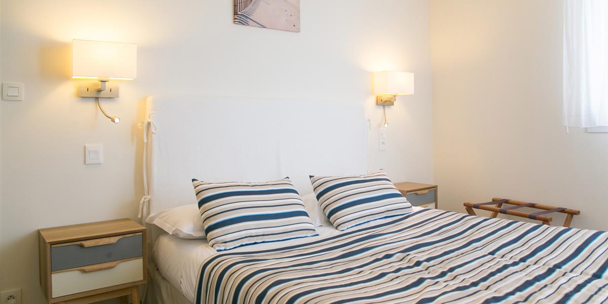Appartement ou studio avec vue mer à l'hotel de la Plage Saint Pierre Quiberon en Bretagne Sud