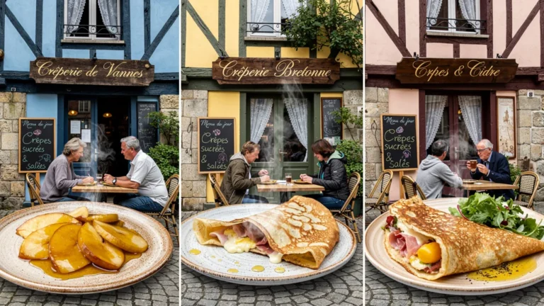 Test de trois crêperies à Vannes en une semaine avec notes sur la tenue des garnitures