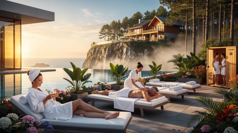 Trois spas d'hôtels testés en une journée sur la presqu'île, ambiance spa et bien-être en plein air